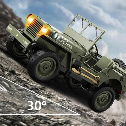 Auto a Control Remoto - 1/10 Classic 1941 Jeep Willys - JJRC C8815 JJRC