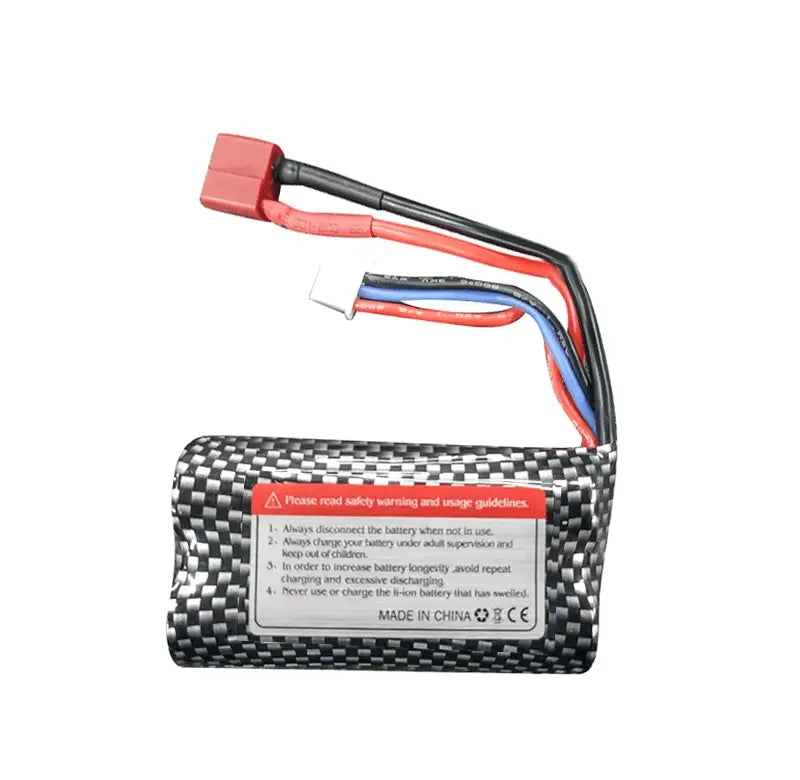 Batería 18650 - Conector T -  7,4V 1500mah, 2S Genérico