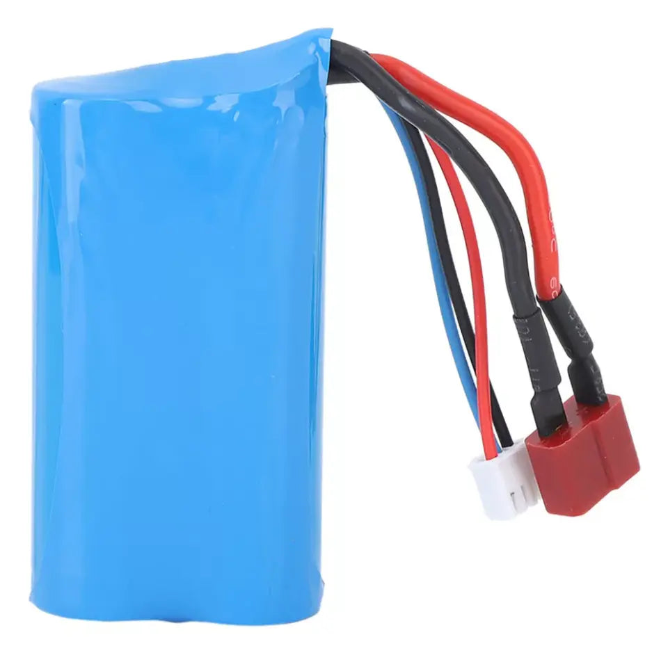 Batería 18650 - Conector T - 7,4V 1500mAh, 2S - Juguetería del Sur