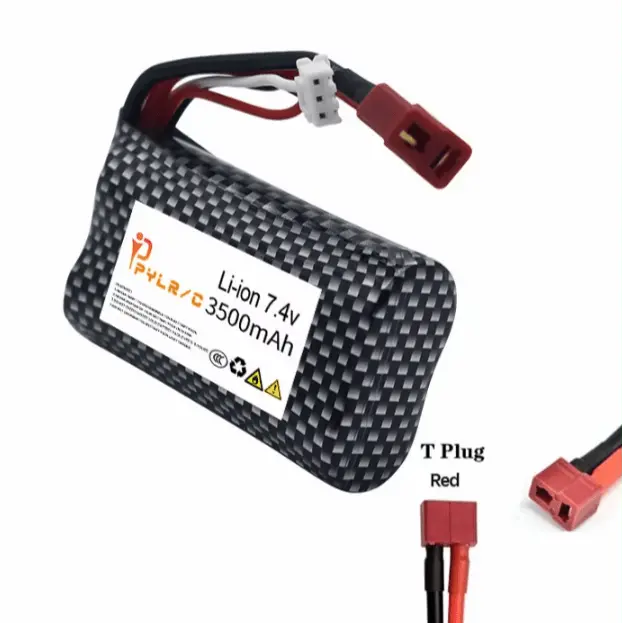 Batería 18650 - Conector T -  7,4V 3500mah, 2S Genérico