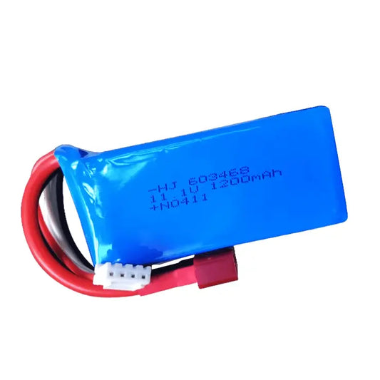 Batería 603468 - Conector T -  11,1V 1200mah, 3S Genérico