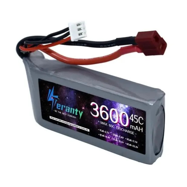 Batería Conector T -  7,4V 3600mah - 2S Genérico