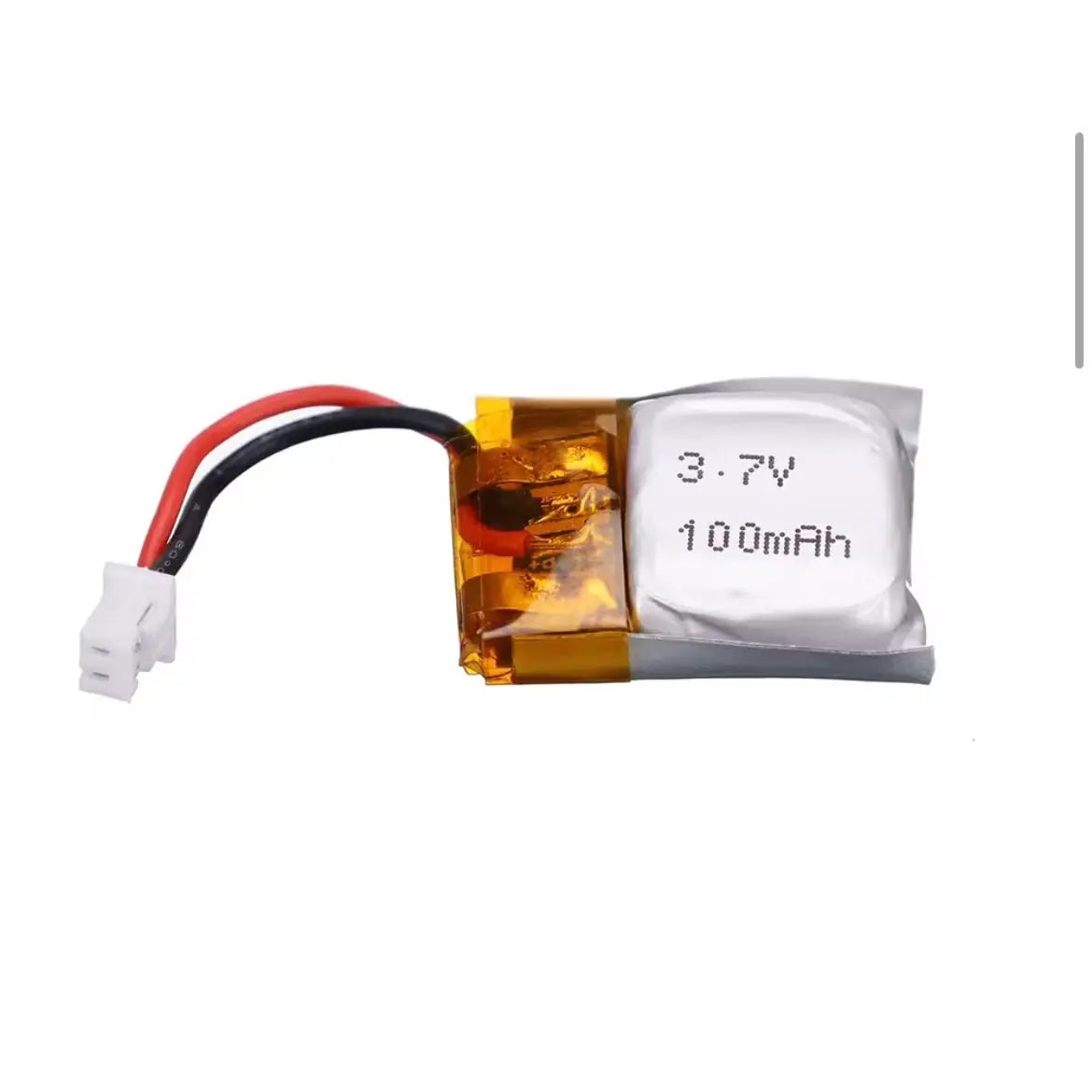 Batería Lipo - Conector 1.25mm -  3,7V 100mah, Mini Warrior S800 Genérico