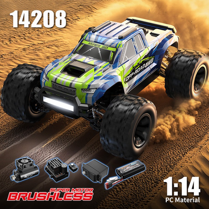 Monster Truck RC 1/14 4WD Brushless - MJX Hyper Go 14208