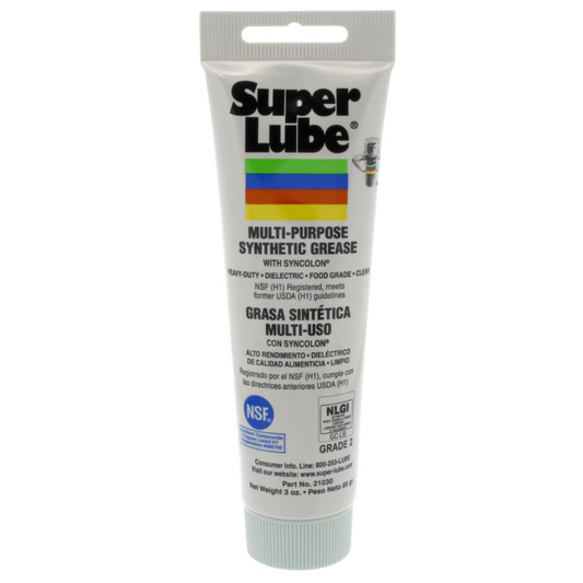 Grasa Profesional SUPER LUBE Sintética - CVD, Rótulas y Engranajes - 85g 21030