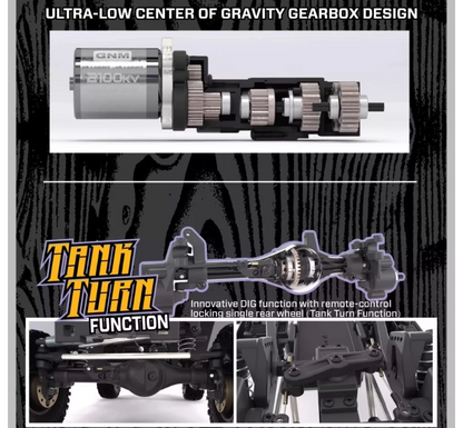 Auto a Control Remoto - 1/10 Nissan Patrol Brushless - YIKONG YK4107 PRO