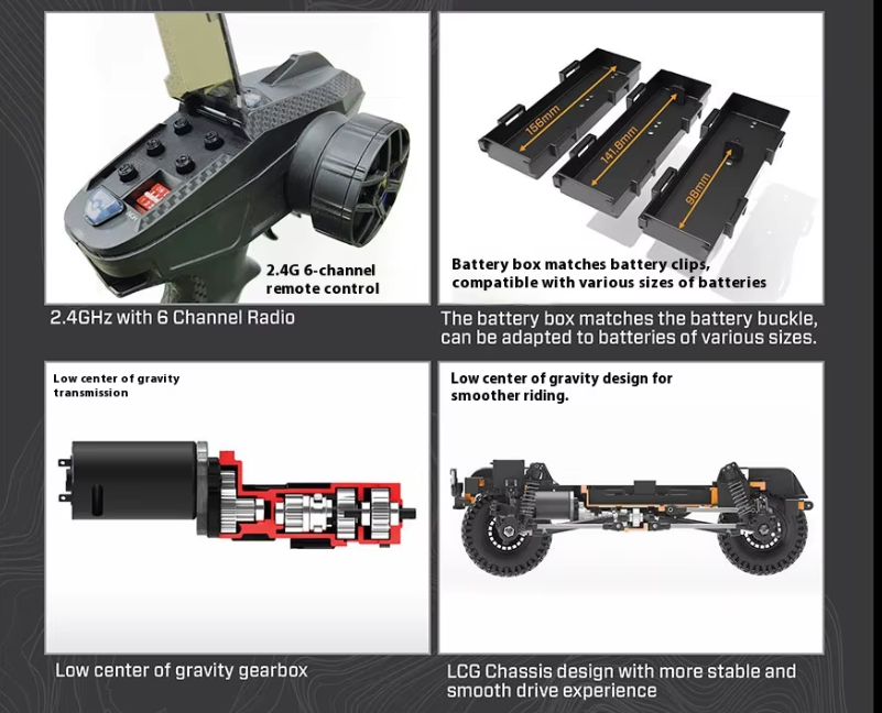 Auto a Control Remoto - 1/10 FORD Bronco - YIKONG YK41012