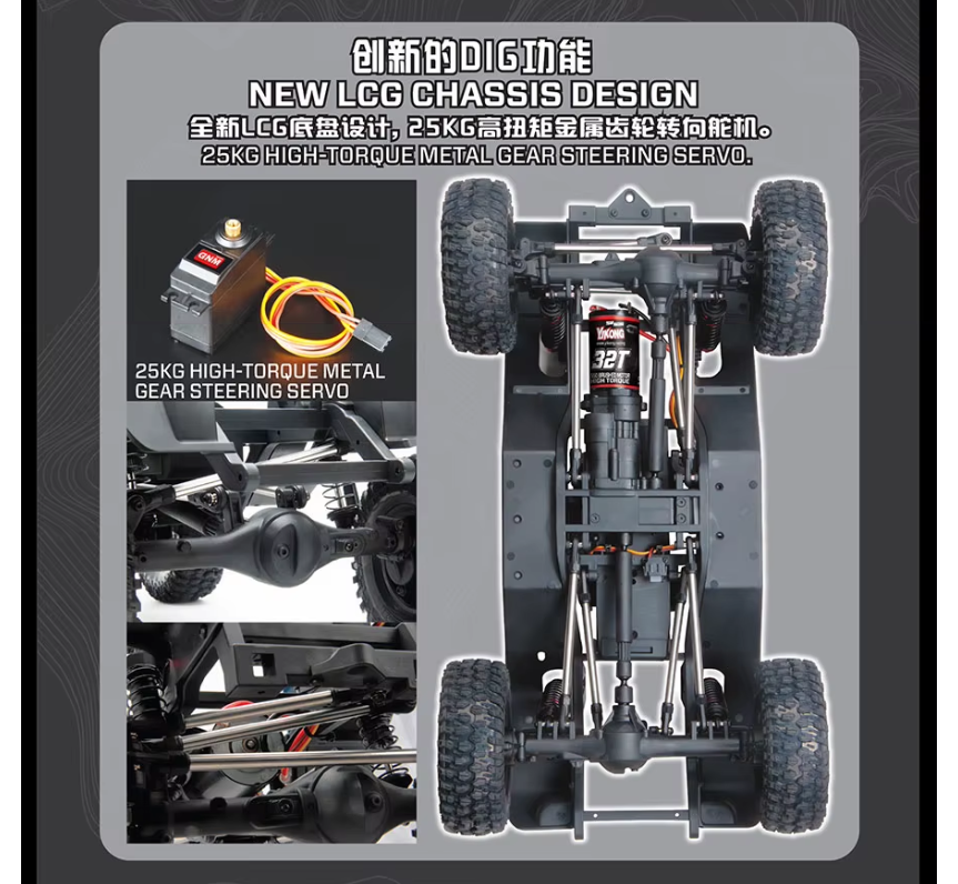 Auto a Control Remoto - 1/10 FORD Bronco - YIKONG YK41012