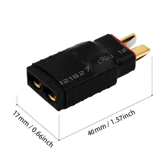 Adaptador de Batería - Conector T/Deans a TRX Traxxas (1 unidad) - Jugueteria del Sur