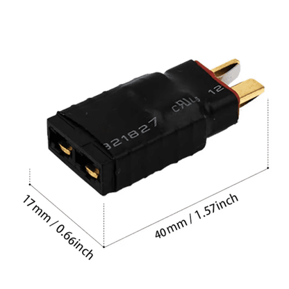 Adaptador de Batería - Conector T/Deans a TRX Traxxas (1 unidad) - Jugueteria del Sur