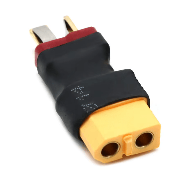 Adaptador de Batería - Conector T/Deans a XT60 (1 unidad) - Jugueteria del Sur
