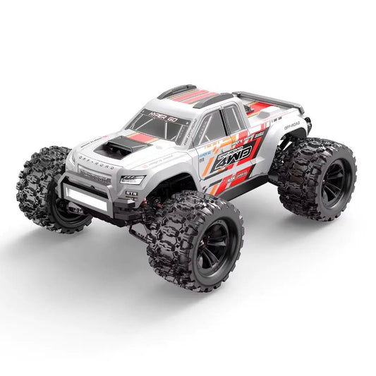 Auto a Control Remoto - 1/10 Camioneta MJX Hyper Go 10208 V2 - Negro o Blanco - Jugueteria del Sur