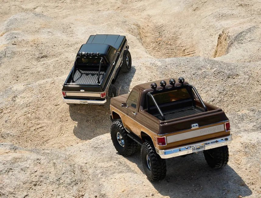 Auto a Control Remoto - 1/10 Chevrolet K5 Blazer - FMS FCX10 Negro, Naranjo o Cafe - Jugueteria del Sur