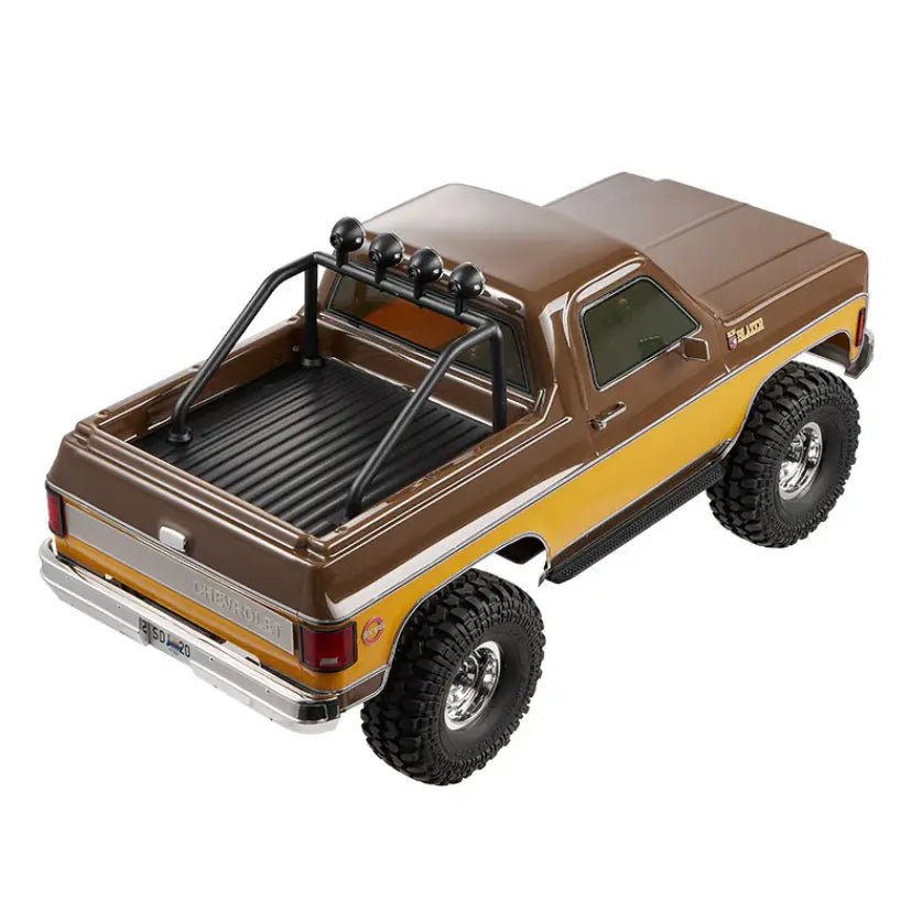 Auto a Control Remoto - 1/10 Chevrolet K5 Blazer - FMS FCX10 Negro, Naranjo o Cafe - Jugueteria del Sur