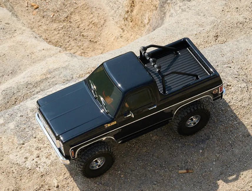 Auto a Control Remoto - 1/10 Chevrolet K5 Blazer - FMS FCX10 Negro, Naranjo o Cafe - Jugueteria del Sur