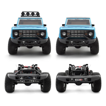 Auto a Control Remoto - 1/10 Cruiser Bronco Waterproof - RGT 136100 V3FD Azul - Juguetería del Sur