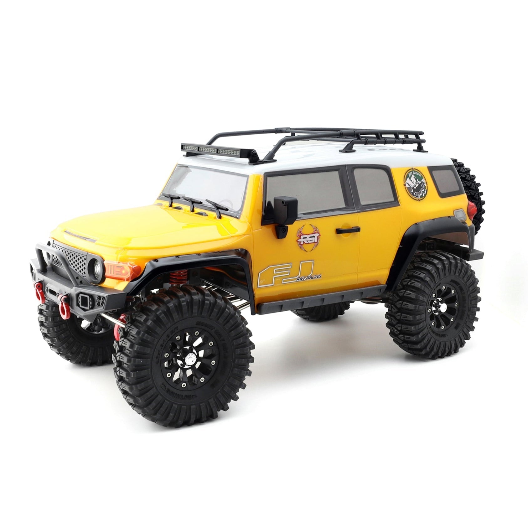 Auto a Control Remoto - 1/10 Desert Fox FJ - RGT EX86120 Gris o Amarillo - Juguetería del Sur