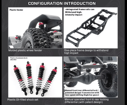 Auto a Control Remoto - 1/10 FORD Bronco - YIKONG YK41012 - Jugueteria del Sur