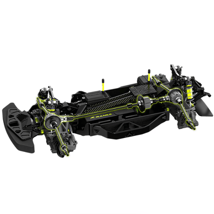 Auto a Control Remoto - 1/10 Ford Rally Carbono - Rlaarlo XTS - F10 RTR - Jugueteria del Sur