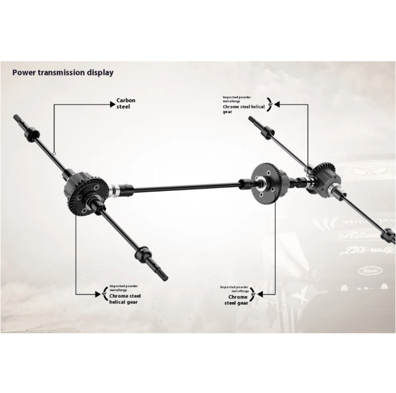 Auto a Control Remoto - 1/10 Ford Rally Carbono - Rlaarlo XTS - F10 RTR - Jugueteria del Sur