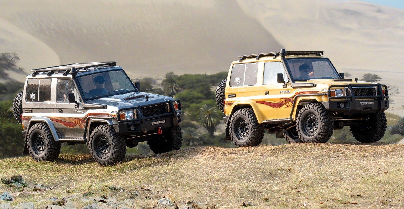 Auto a Control Remoto - 1/10 INTRUDER LC71 - RGT EX86020 Gris o Amarillo - Jugueteria del Sur