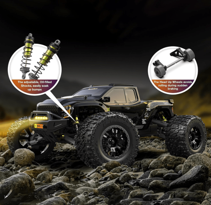 Auto a Control Remoto - 1/10 MINI Omni Terminator Carbono - Rlaarlo RZ001B-C RTR - Juguetería del Sur