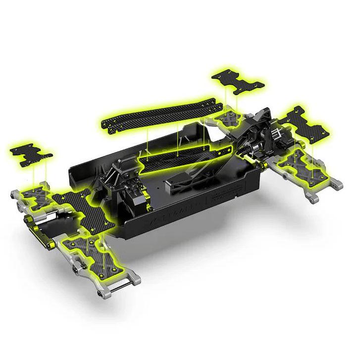 Auto a Control Remoto - 1/10 MINI Omni Terminator Carbono - Rlaarlo RZ001B - C RTR - Jugueteria del Sur