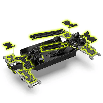 Auto a Control Remoto - 1/10 MINI Omni Terminator Carbono - Rlaarlo RZ001B - C RTR - Jugueteria del Sur