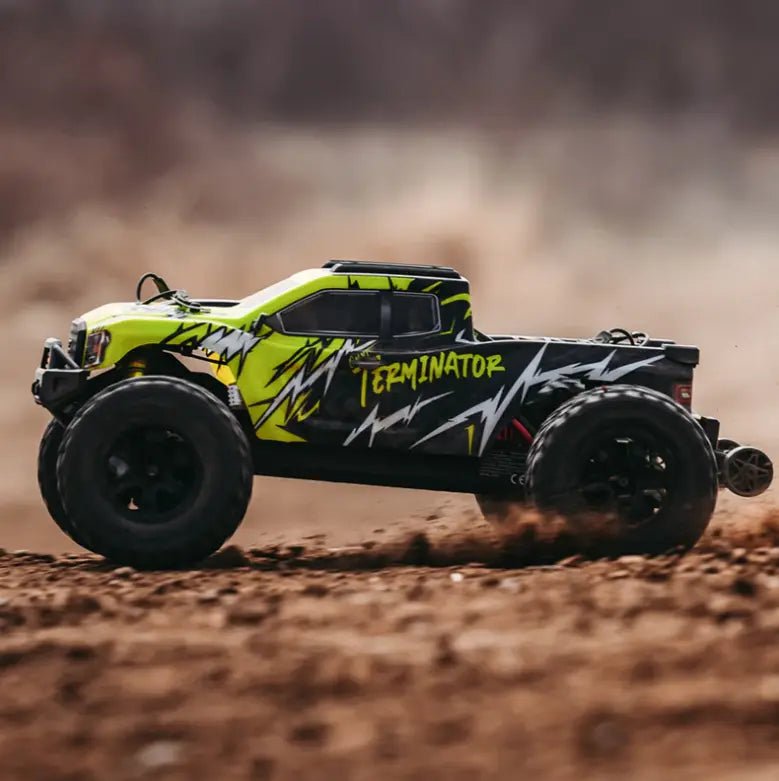 Auto a Control Remoto - 1/10 MINI Omni Terminator Metal - Rlaarlo RZ001G-A RTR - Juguetería del Sur