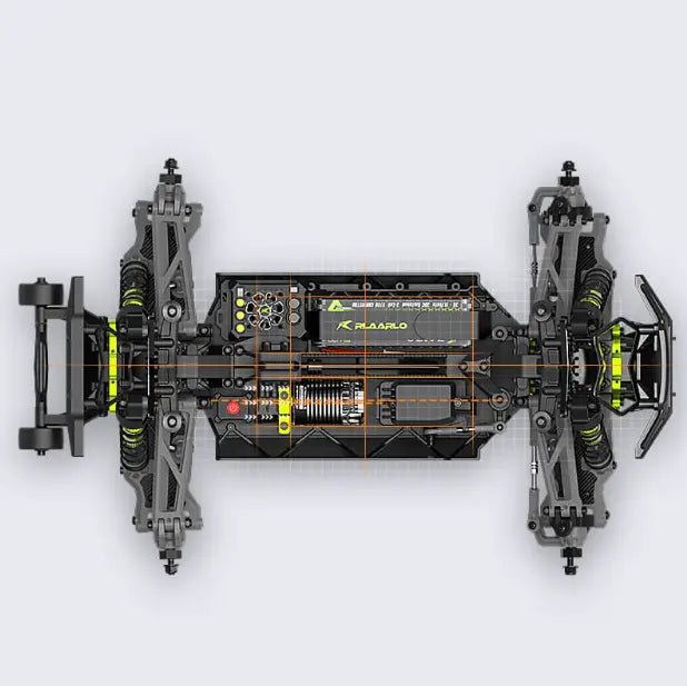 Auto a Control Remoto - 1/10 MINI Omni Terminator Metal - Rlaarlo RZ001G-A RTR - Juguetería del Sur