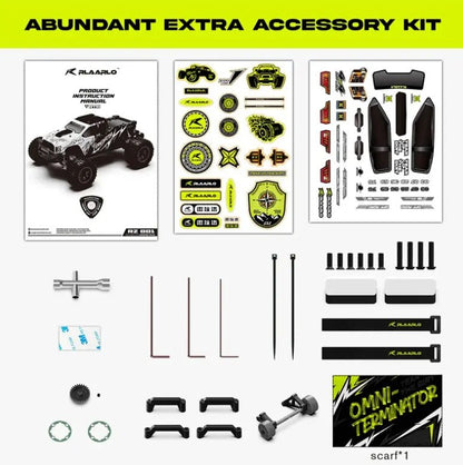 Auto a Control Remoto - 1/10 MINI Omni Terminator Metal - Rlaarlo RZ001G-A RTR - Juguetería del Sur