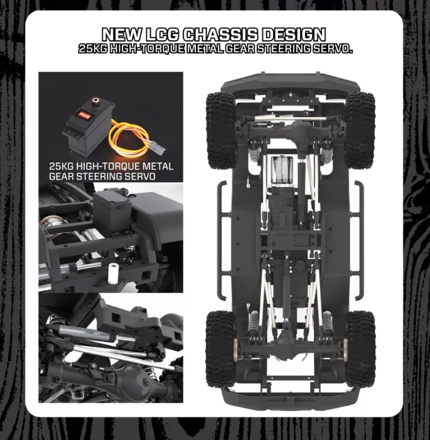 Auto a Control Remoto - 1/10 Nissan Patrol Brushless - YIKONG YK4107 PRO - Jugueteria del Sur