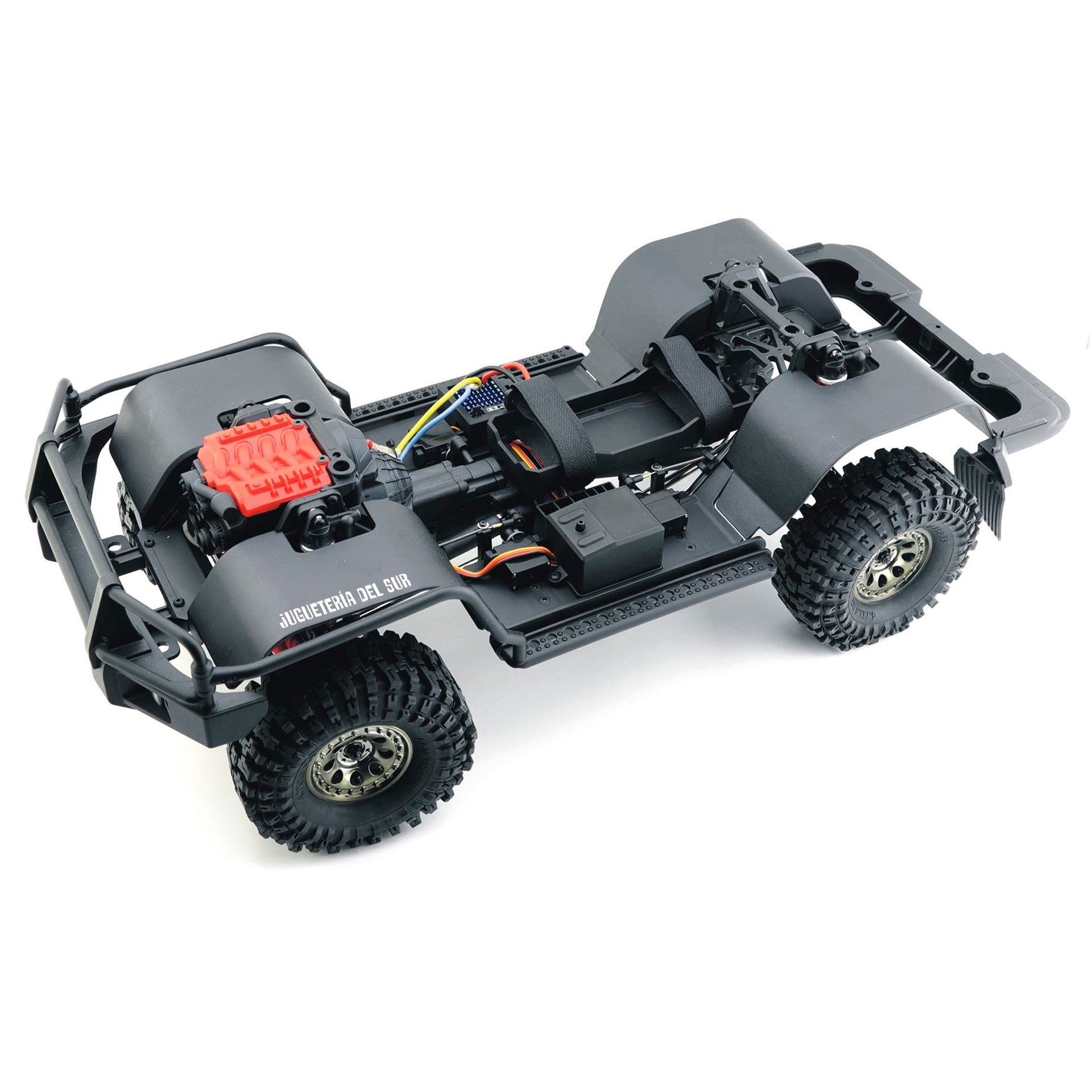 Auto a Control Remoto - 1/10 Rescuer LC76 Waterproof - RGT EX86190 Gris o Negro - Jugueteria del Sur