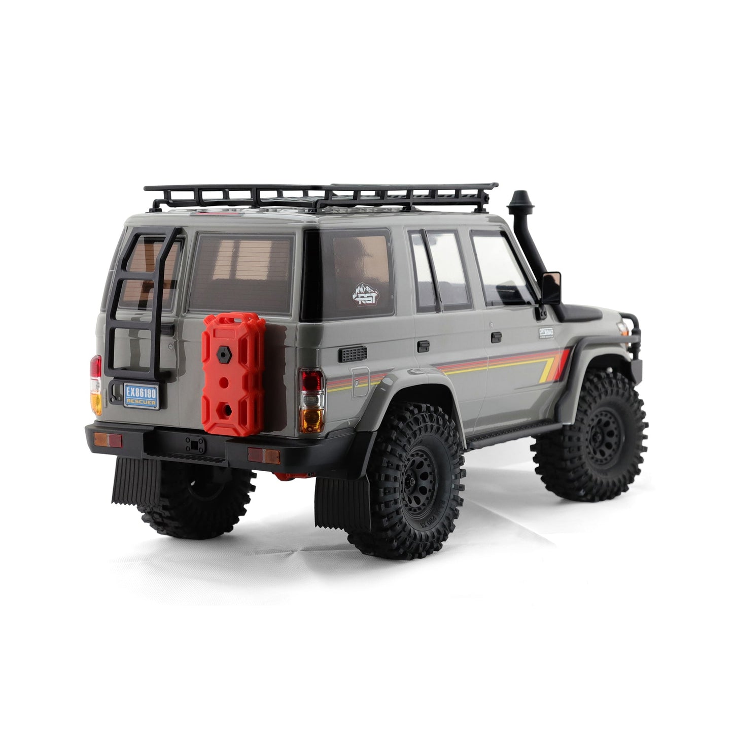 Auto a Control Remoto - 1/10 Rescuer LC76 Waterproof - RGT EX86190 Gris o Negro - Jugueteria del Sur