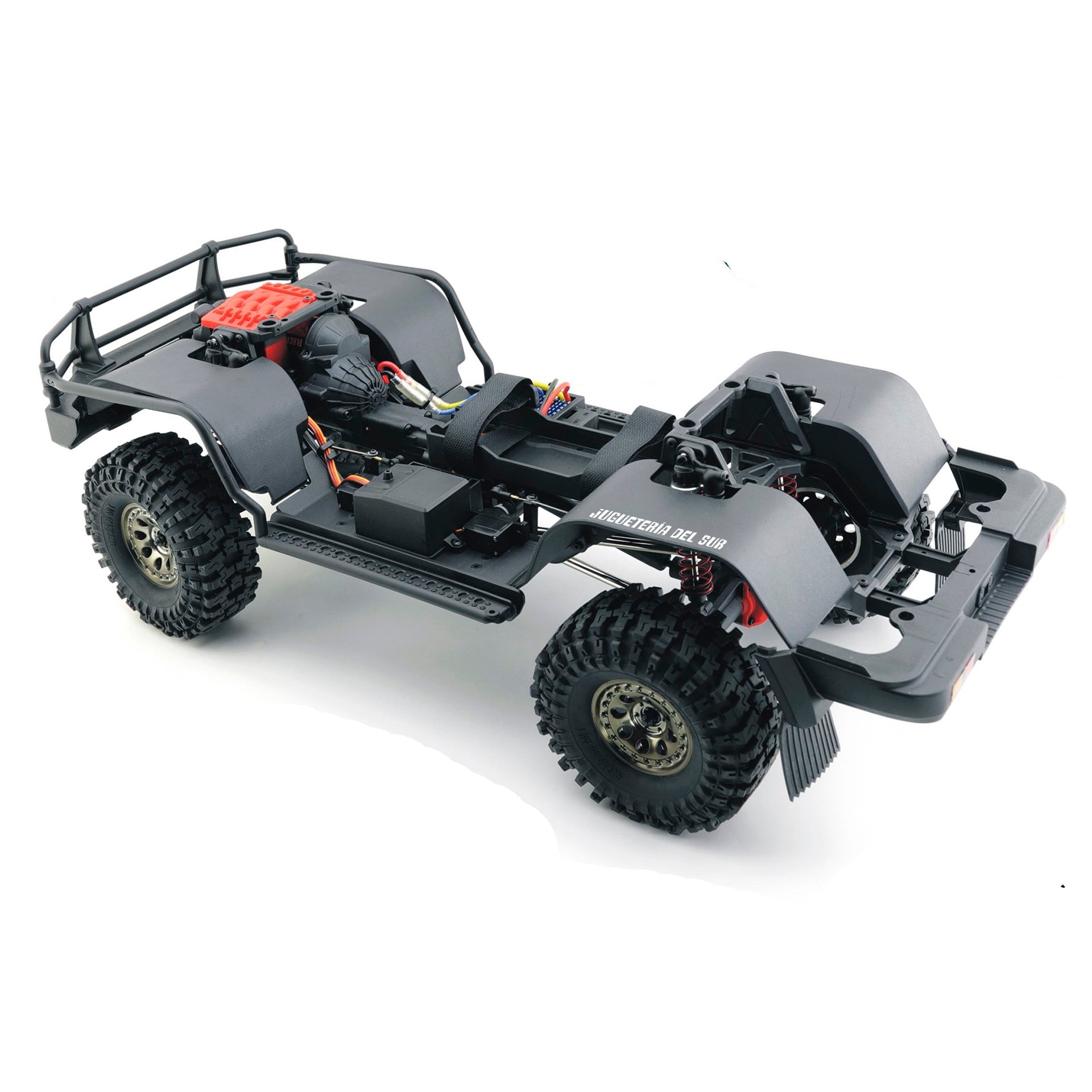 Auto a Control Remoto - 1/10 Rescuer LC76 Waterproof - RGT EX86190 Gris o Negro - Jugueteria del Sur