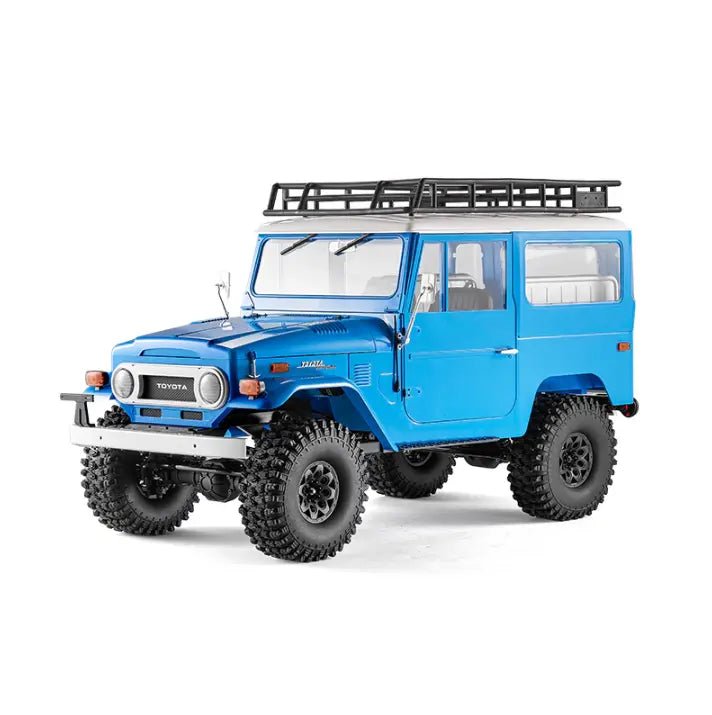 Auto a Control Remoto - 1/10 Toyota Land Cruiser FJ40 - FMS Amarillo o Azul - Jugueteria del Sur