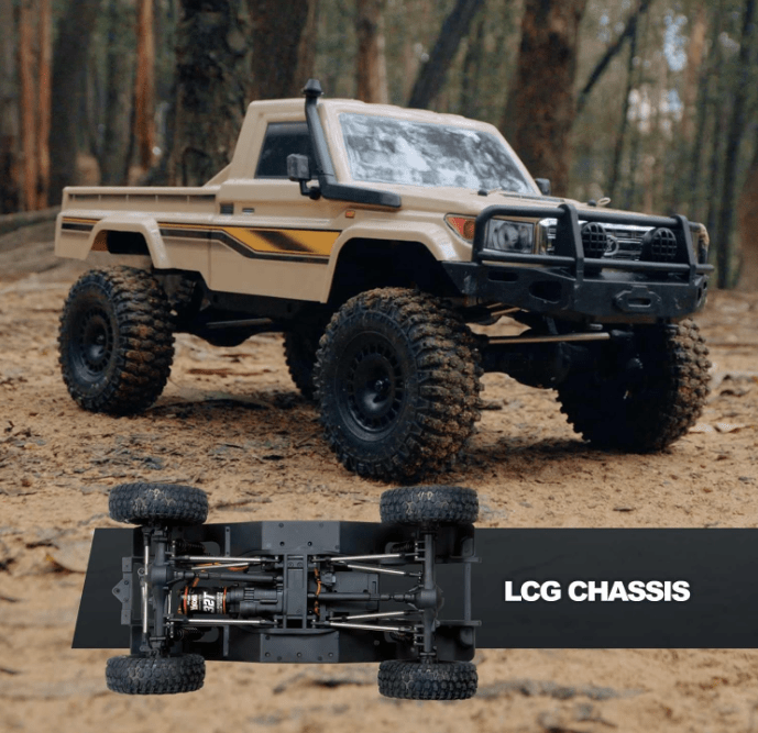 Auto a Control Remoto - 1/10 TOYOTA Land Cruiser LC79 - YIKONG YK41011 - Juguetería del Sur