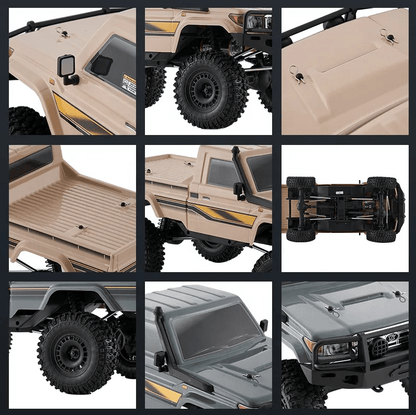 Auto a Control Remoto - 1/10 TOYOTA Land Cruiser LC79 - YIKONG YK41011 - Jugueteria del Sur