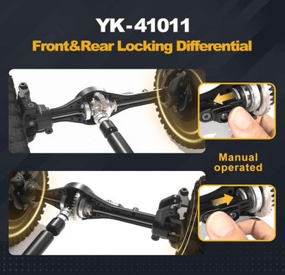 Auto a Control Remoto - 1/10 TOYOTA Land Cruiser LC79 - YIKONG YK41011 - Juguetería del Sur