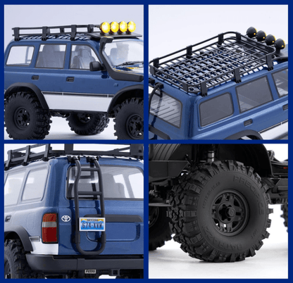 Auto a Control Remoto - 1/10 Toyota Land Cruiser LC80 PRO - FMS FCX10 PRO - Juguetería del Sur