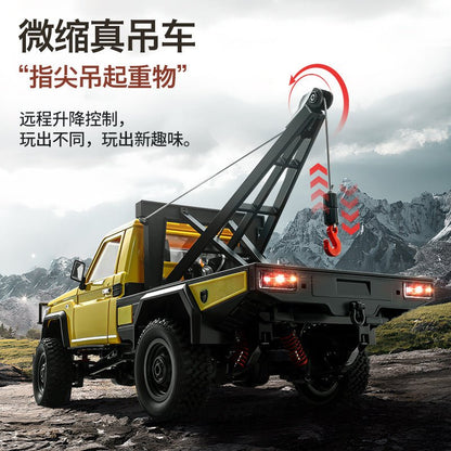 Auto a Control Remoto - 1/12 Camioneta Grúa TOYOTA Land Cruiser - MN82T Rojo o Amarillo - Jugueteria del Sur