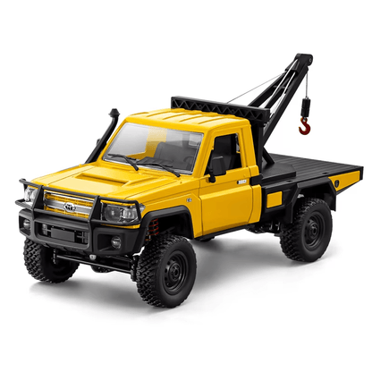 Auto a Control Remoto - 1/12 Camioneta Grúa TOYOTA Land Cruiser - MN82T Rojo o Amarillo - Jugueteria del Sur