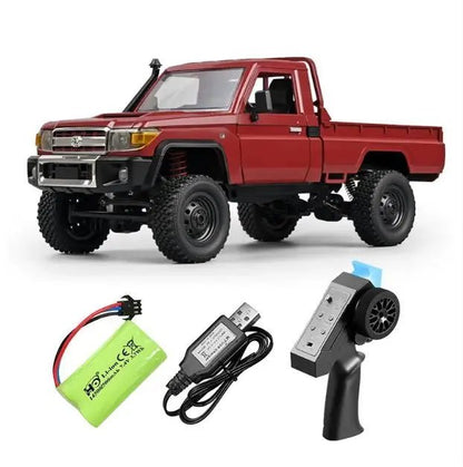 Auto a Control Remoto - 1/12 Camioneta TOYOTA Land Cruiser - MN82 Rojo o Amarillo - Jugueteria del Sur