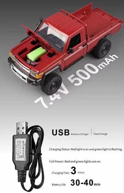 Auto a Control Remoto - 1/12 Camioneta TOYOTA Land Cruiser - MN82 Rojo o Amarillo - Jugueteria del Sur