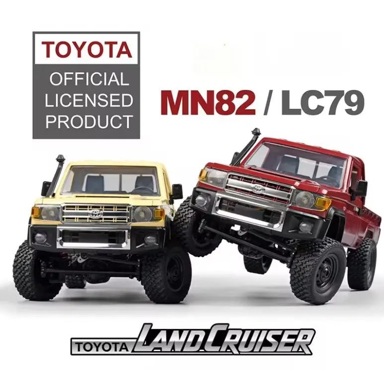 Auto a Control Remoto - 1/12 Camioneta TOYOTA Land Cruiser - MN82 Rojo o Amarillo - Jugueteria del Sur