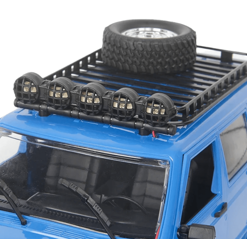 Auto a Control Remoto - 1/12 Jeep Cherokee XJ - MN78 Gris o Azul - Jugueteria del Sur