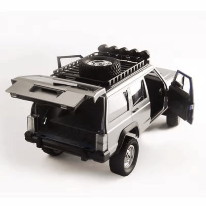 Auto a Control Remoto - 1/12 Jeep Cherokee XJ - MN78 Gris o Azul - Jugueteria del Sur