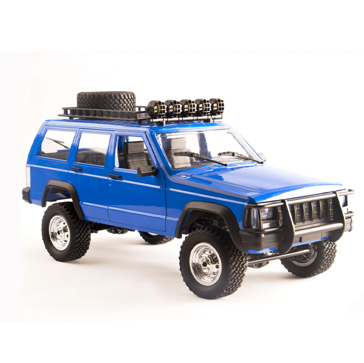 Auto a Control Remoto - 1/12 Jeep Cherokee XJ - MN78 Gris o Azul - Jugueteria del Sur