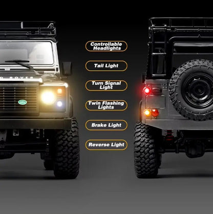 Auto a Control Remoto - 1/12 Land Rover DEFENDER 90 - MN99S Versión II - Jugueteria del Sur