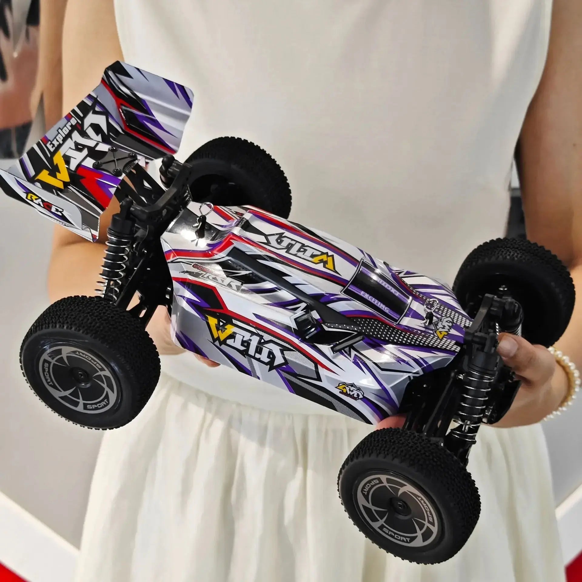 Auto a Control Remoto - 1/14 Buggy Racing - Wltoys 144016 - Jugueteria del Sur